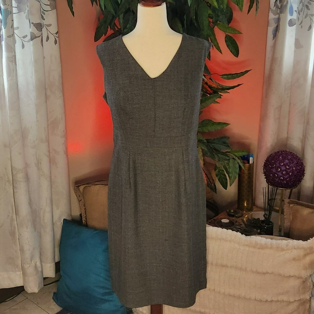 Gray Tweed Dress